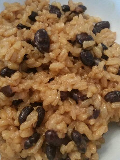 A picture of Black Beans & Rice.