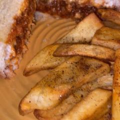 Sloppy joe grilled cheese sandwich A picture of Sloppy joe grilled cheese sandwich.
