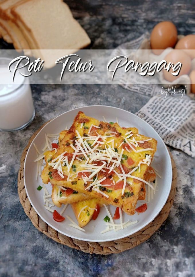 Foto resep Roti Telur panggang