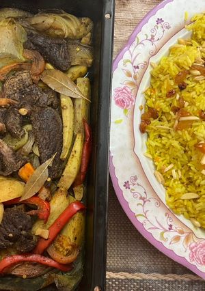 صورة لوصفة صينية اللحمة بالخضار