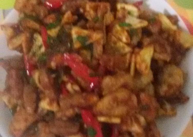 Sambal kering Tempe mix Kentang (no MSG)