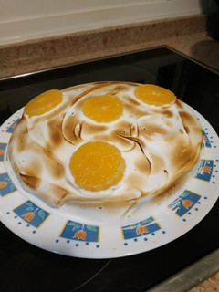 Una foto de Bizcocho de naranja y glasa