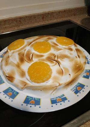 Una foto de Bizcocho de naranja y glasa