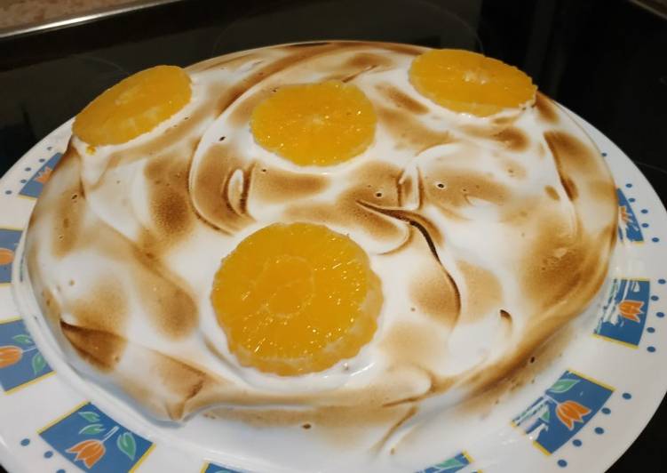 Bizcocho de naranja y glasa