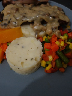 A picture of Mashed potatoes.