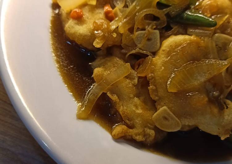 Langkah meracik Dori saus tiram yang Enak Banget