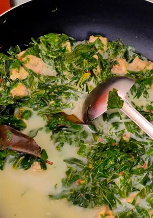 Foto resep Sayur bobor daun singkong