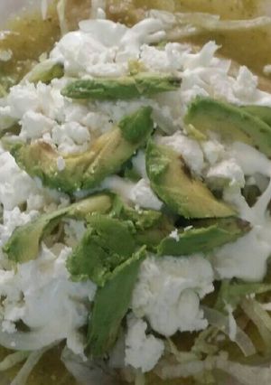 Una foto de Enchiladas verdes