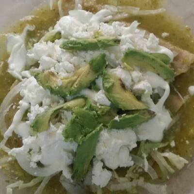 Enchiladas verdes Receta de Faby Arzate- Cookpad