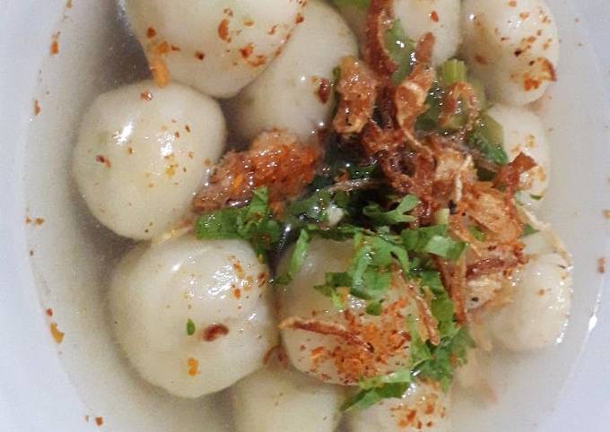 Resep Bakso Aci Tepung Kanji Takaran Gelas Oleh Lilik Hadijah Cookpad