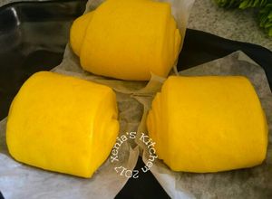 Foto resep Pumpkin Mantou / Mantau Labu Kuning Menul"