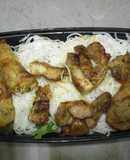 Bún thịt nướng chả giò