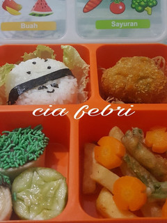Foto resep Bento nugget mozzarella homemade