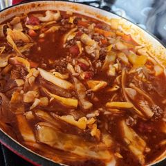 A picture of (Un-stuffed) Cabbage Roll Soup.