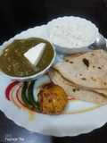 Spinach with Indian Cottage Cheese