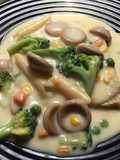 Chicken Cream Soup with Canneloni