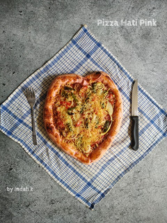 Foto resep Pizza Hati Pink