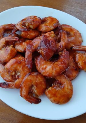 Foto resep Udang Bakar Madu Chef Devina Hermawan