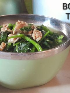 Foto resep Bobor kangkung tempe semangit