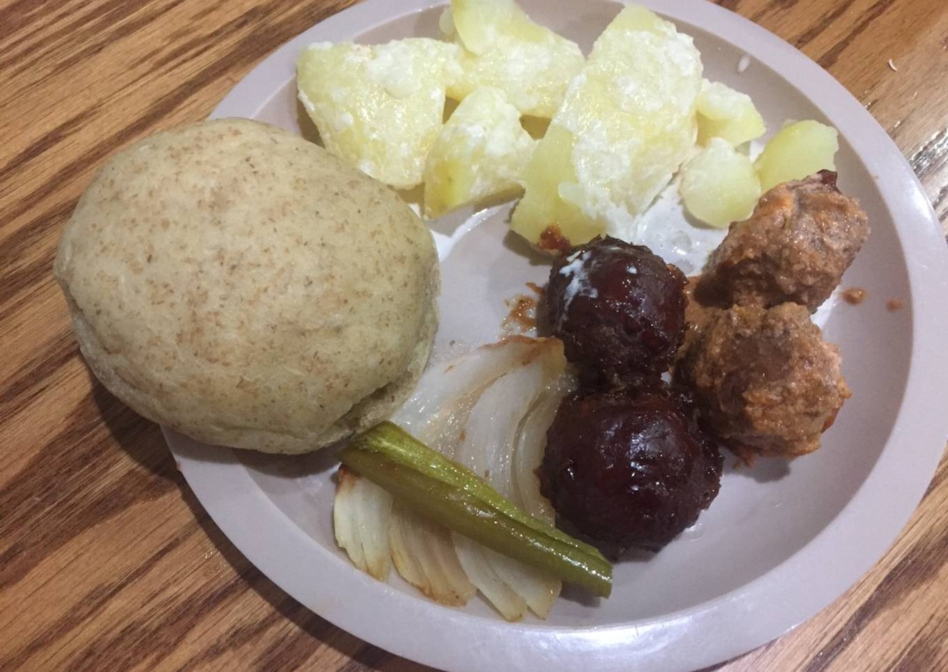 Albóndigas en crema