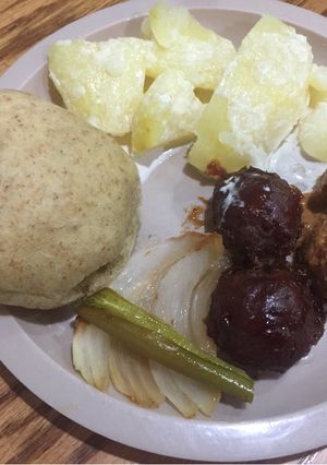 Una foto de Albóndigas en crema