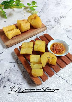 Foto resep Singkong goreng sambal bawang