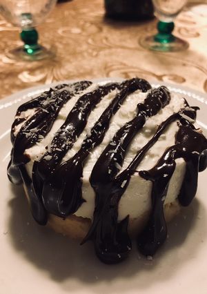 Foto di Cheesecake cocco e cioccolato