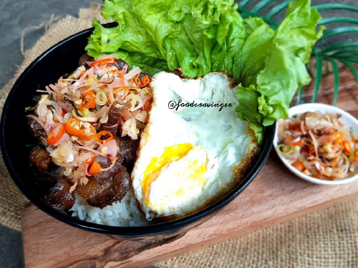 Resep Beef Rice Bowl Sambal Matah Anti Gagal