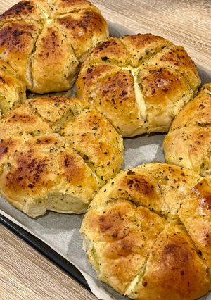 A picture of | Baking | Korean Garlic Cheese Bread.