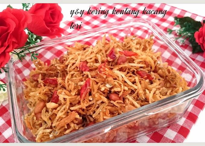 Ternyata begini lho! Cara praktis membuat Kering kentang kacang teri untuk Idul Fitri yang enak