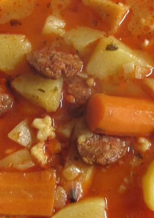 Zöldséges krumplileves (Gluténmentesen is) recept fotója