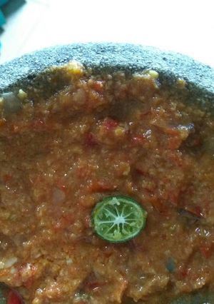 Foto resep Sambal Pecel Lele / Ayam