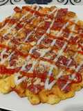 Pizza Roti Tawar Topping Smoked Beef 🍞 🍕