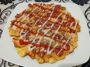Gambar pizza daging asap