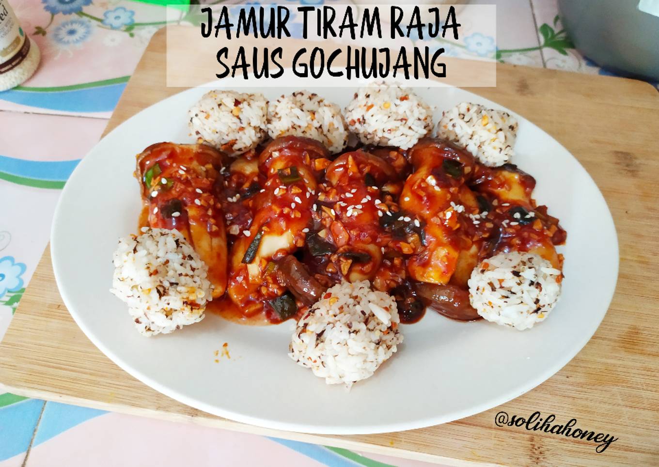 Jamur Tiram Raja Saus Gochujang