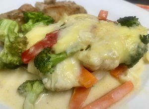 Una foto de Vegetales gratinados