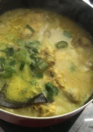 Foto resep Soto kuning bogor (santen)