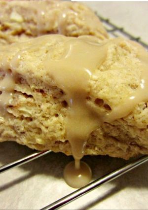 A picture of Caramel Apple Scones.