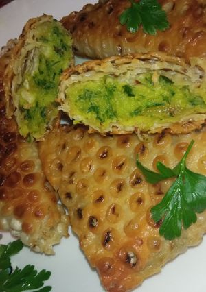 عکسی از دستور سمبوسه تند⁦🌶️