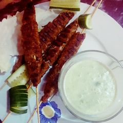 A picture of Grill kabab.