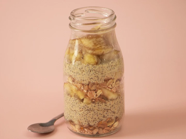 Easy Steps to Prepare Recipes Peanut Butter Banana Crunch Chia Pudding the Awesome  Appealing.