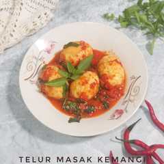 Telur Masak Kemangi-レシピのメイン写真