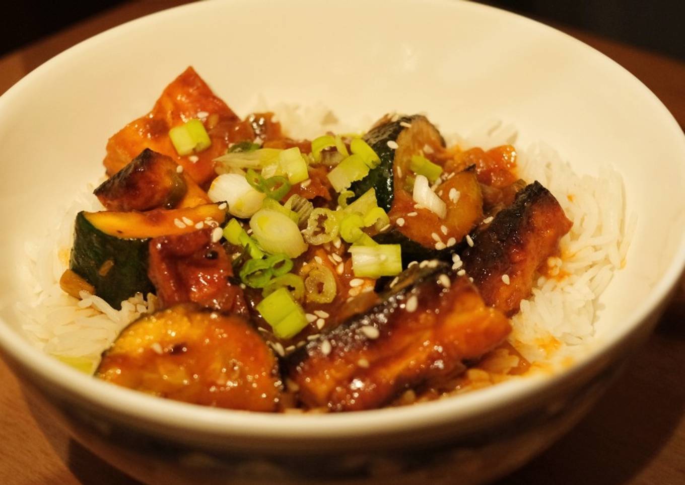 Spicy braised tofu