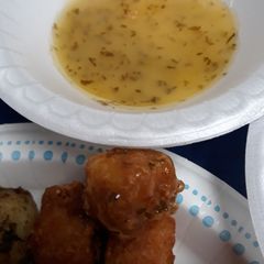 A picture of Lemon and Peach Brandy Sauce.