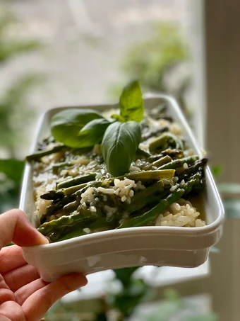 Easy Steps to Prepare Recipes Crockpot: Spring veggie risotto the So Delicious Delicious.