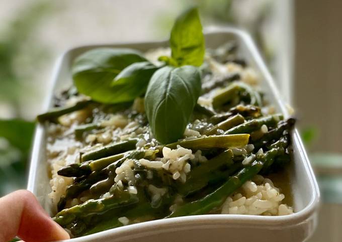 Simple Way to Make Award-winning Crockpot: Spring veggie risotto