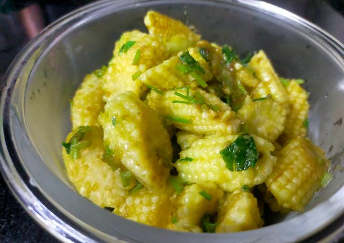 Stir Fry Baby Corn Recipe by Darshana Patel - Cookpad