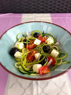 Una foto de Ensalada de calabacín