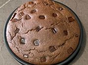 Una foto de brownies con harina integral