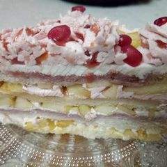 A picture of Apple & pomegranate juice pastry.